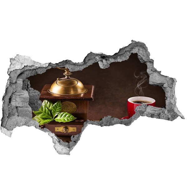 Samoprzylepna naklejka beton Kawowa oaza w sercu domu