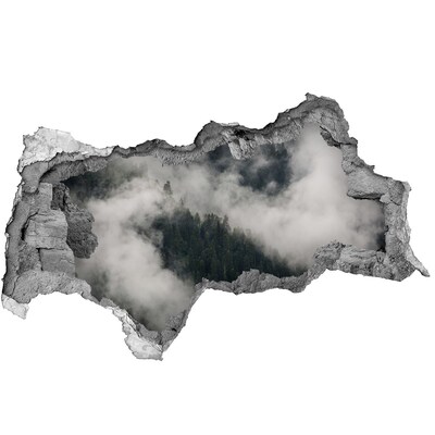 Samoprzylepna naklejka beton Zielona dolina w chmurach