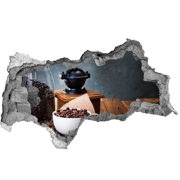 Fototapeta dziura na ścianę Kawa w domowej kawiarni