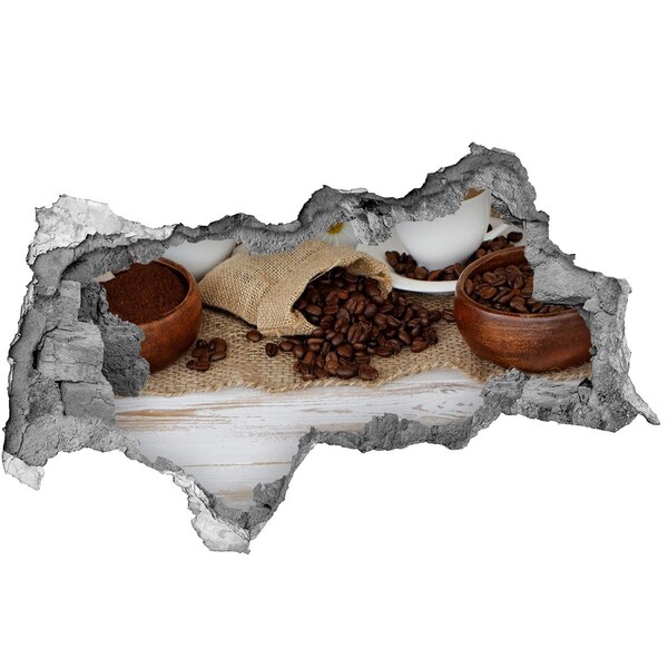 naklejka fototapeta 3D na ścianę Kawa w naturalnym otoczeniu