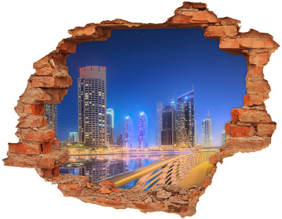 Fototapeta dziura na ścianę Dubaj