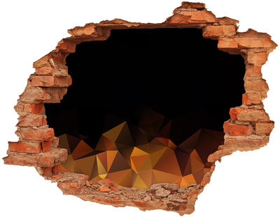 Dziura 3d foto tapeta naklejka Wnętrze wulkanu