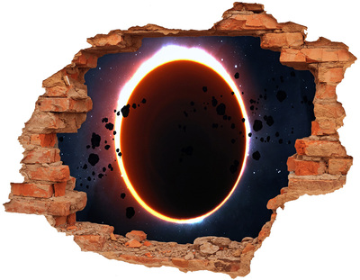 Foto zdjęcie dziura na ścianę Zaćmienie słońca