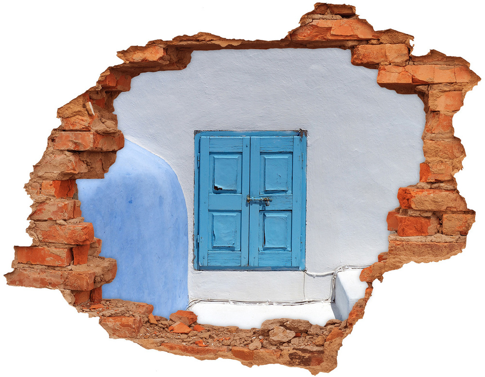 Fototapeta dziura na ścianę Santorini Grecja