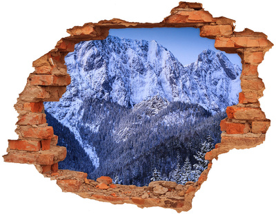 Fototapeta dziura na ścianę Giewont Tatry