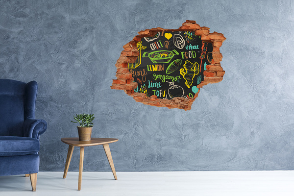 Fototapeta dziura na ścianę Kuchenne Inspiracje