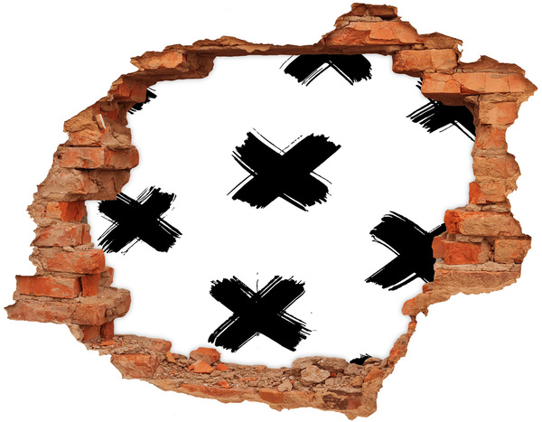 Fototapeta dziura na ścianę Stylowa dziura w ścianie