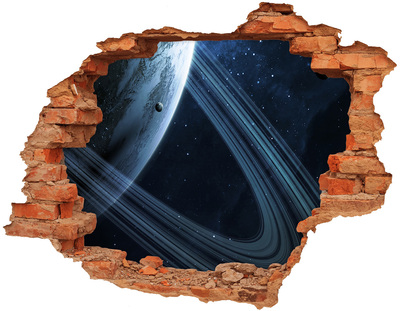 Foto zdjęcie dziura na ścianę Planeta