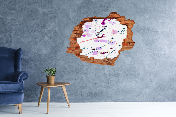 Dziura 3d fototapeta ścienna Abstrakcyjne plamy