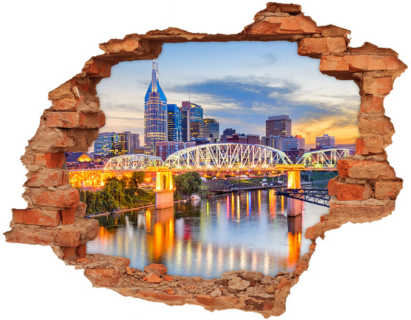 Fototapeta dziura na ścianę 3d Most Tennessee USA