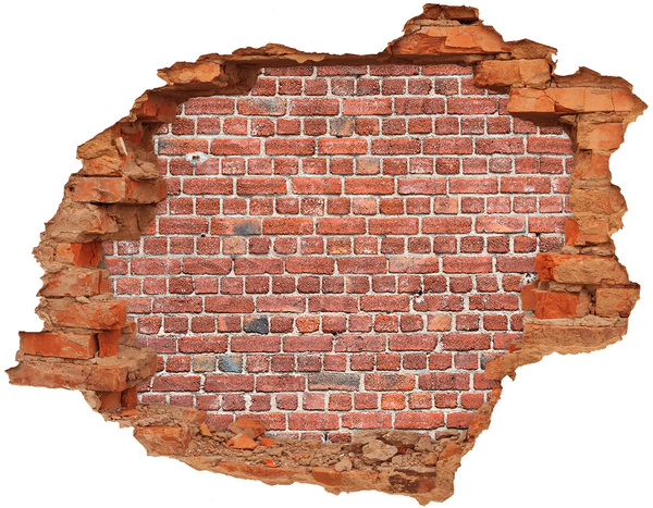 Fotoobraz dziura na ścianę Ceglana ściana