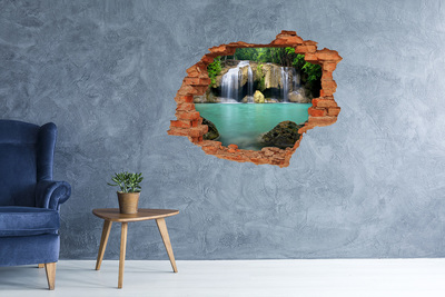 Samoprzylepna dziura na ścianę naklejka Wodospad