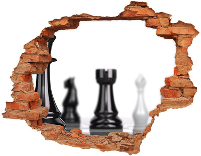 Samoprzylepna dziura na ścianę Figura szachowa