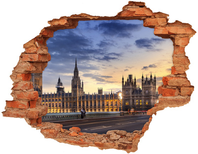 Fototapeta dziura na ścianę 3d Big Ben Londyn