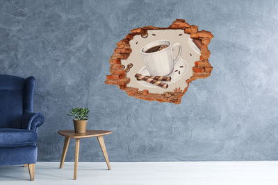 Samoprzylepna naklejka beton Kawa z ciasteczkami