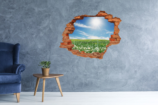naklejka fototapeta 3D widok beton Łąka