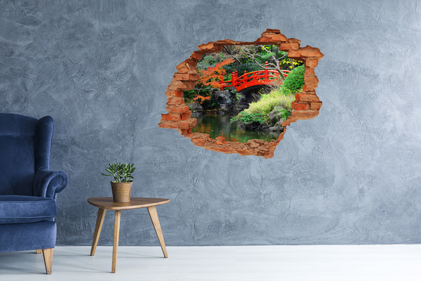 naklejka fototapeta 3D widok Japoński ogród