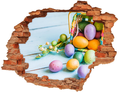Samoprzylepna naklejka na ścianę Wielkanocne jajka