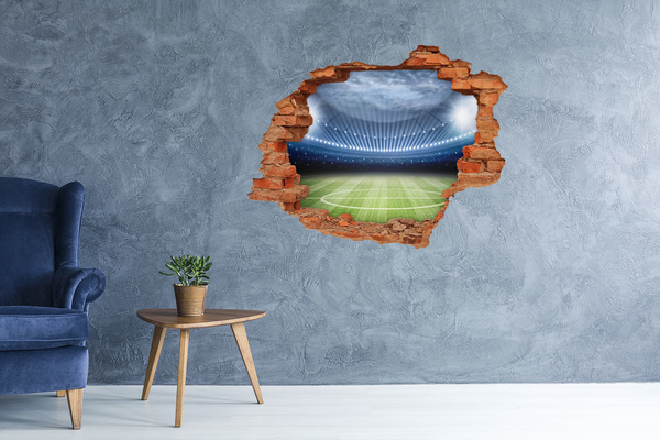 Fototapeta dziura na ścianę 3d naklejka Stadion