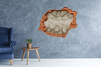 Fotoobraz dziura na ścianę Ściana z kamienia
