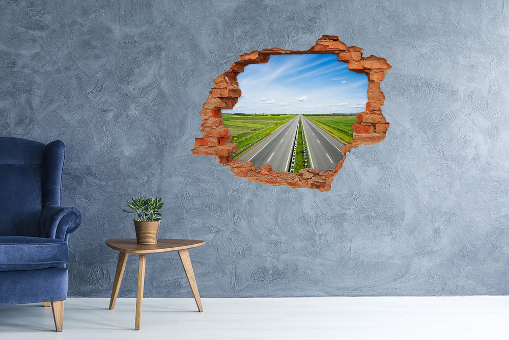 naklejka fototapeta 3D widok Autostrada