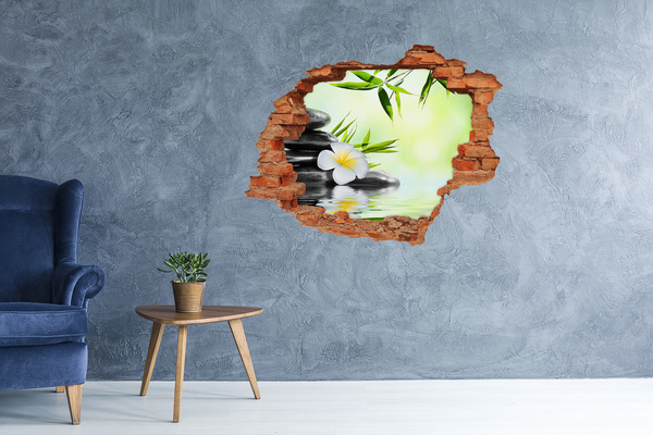 Samoprzylepna dziura na ścianę Oaza spokoju w naturze