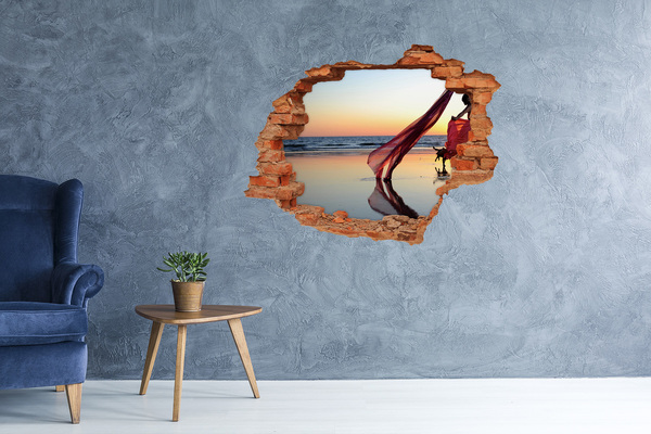 Fototapeta dziura na ścianę Tańcząca kobieta