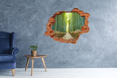 naklejka fototapeta 3D widok Bambusowy las