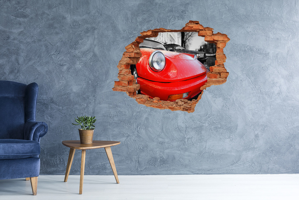 Foto zdjęcie dziura na ścianę Klasyczny samochód