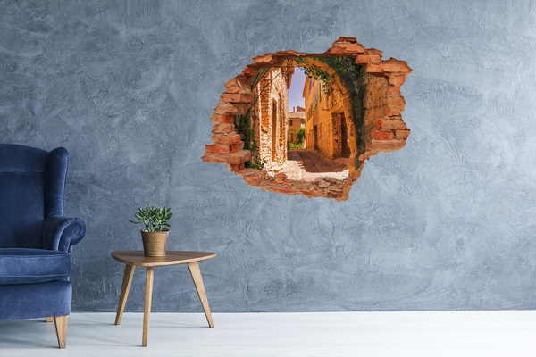 Fototapeta dziura na ścianę 3d Urocza uliczka
