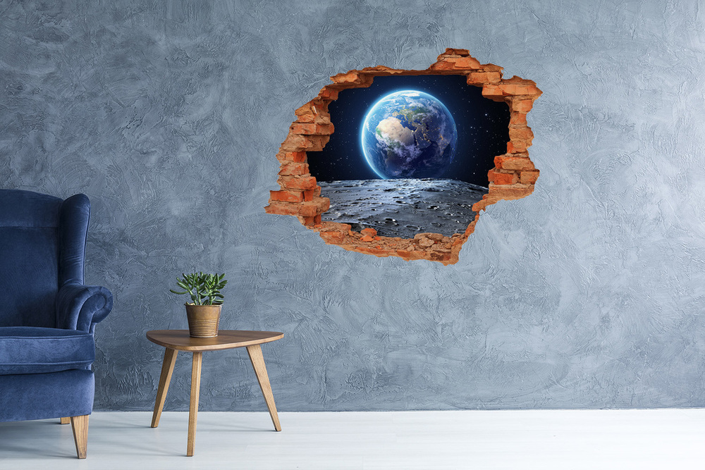 Foto zdjęcie dziura na ścianę Planeta Ziemia
