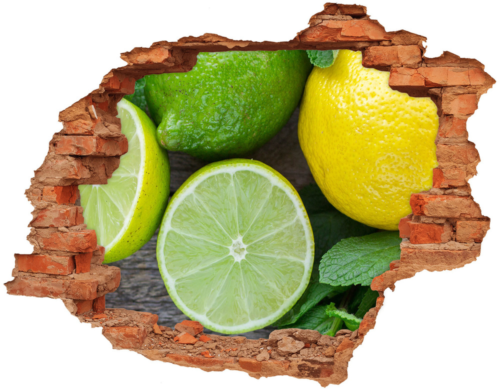 Samoprzylepna naklejka Limonka i cytryna