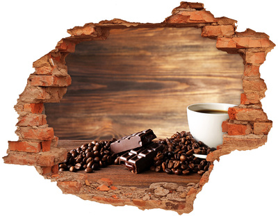 Samoprzylepna naklejka Kawa i czekolada