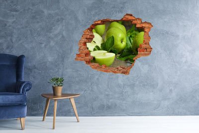 Samoprzylepna naklejka beton Zielone jabłka