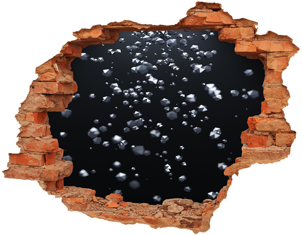 Samoprzylepna dziura na ścianę Kosmiczna głębia