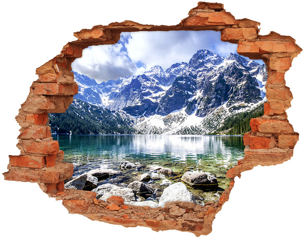 naklejka fototapeta 3D Morskie oko Tatry