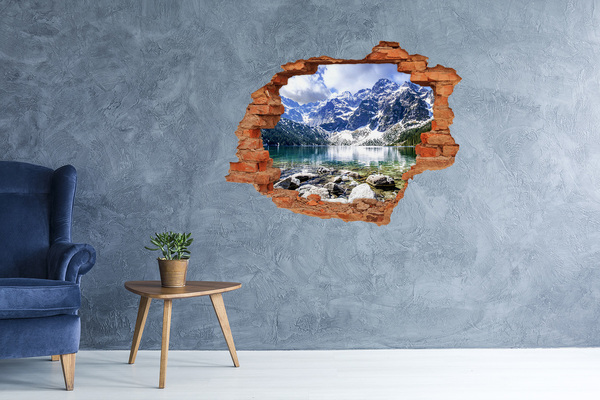 naklejka fototapeta 3D Morskie oko Tatry