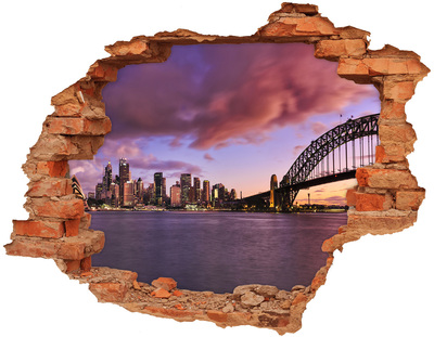 Fototapeta dziura na ścianę 3d Widok na Sydney