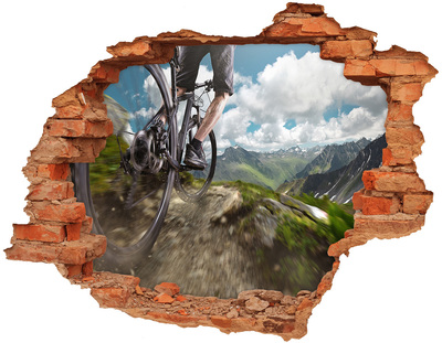 Foto zdjęcie dziura na ścianę Kolarstwo górskie