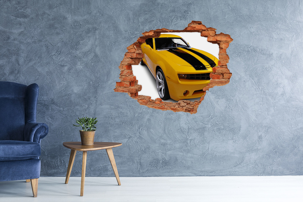 Fototapeta dziura na ścianę Sportowy samochód