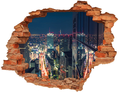 Fototapeta dziura na ścianę 3d Tokio Japonia