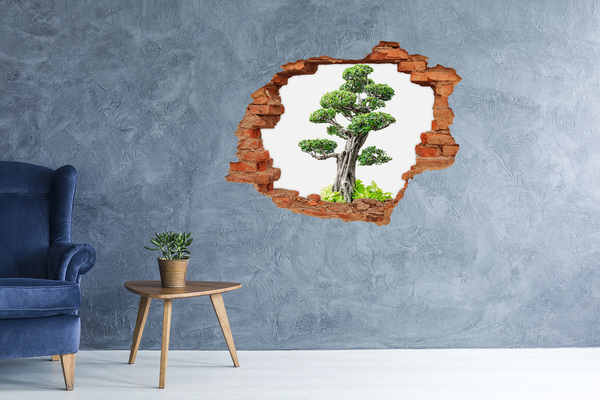 Samoprzylepna dziura na ścianę Drzewo bonsai