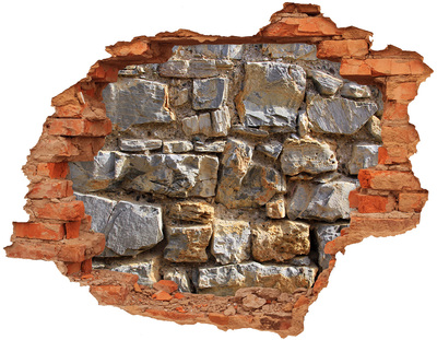 Fotoobraz dziura na ścianę Kamienna ściana