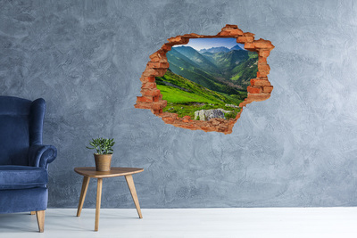 Samoprzylepna dziura na ścianę Świt w górach