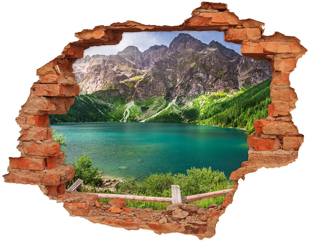 naklejka fototapeta 3D na ścianę Morskie oko Tatry