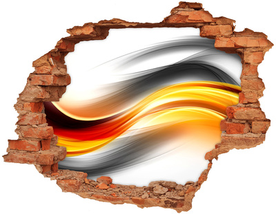 naklejka fototapeta 3D widok Przełom kolorów w betonie