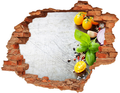 Naklejka 3D dziura samoprzylepna Kuchenne inspiracje zza ściany