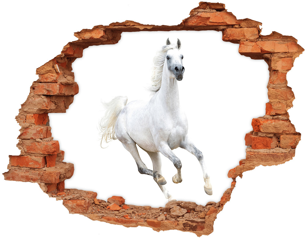 Fototapeta dziura na ścianę Szachowe konie