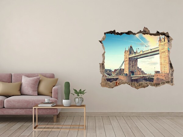 Fototapeta dziura na ścianę Tower bridge Londyn