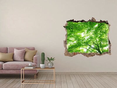 Samoprzylepna naklejka fototapeta Zielony las